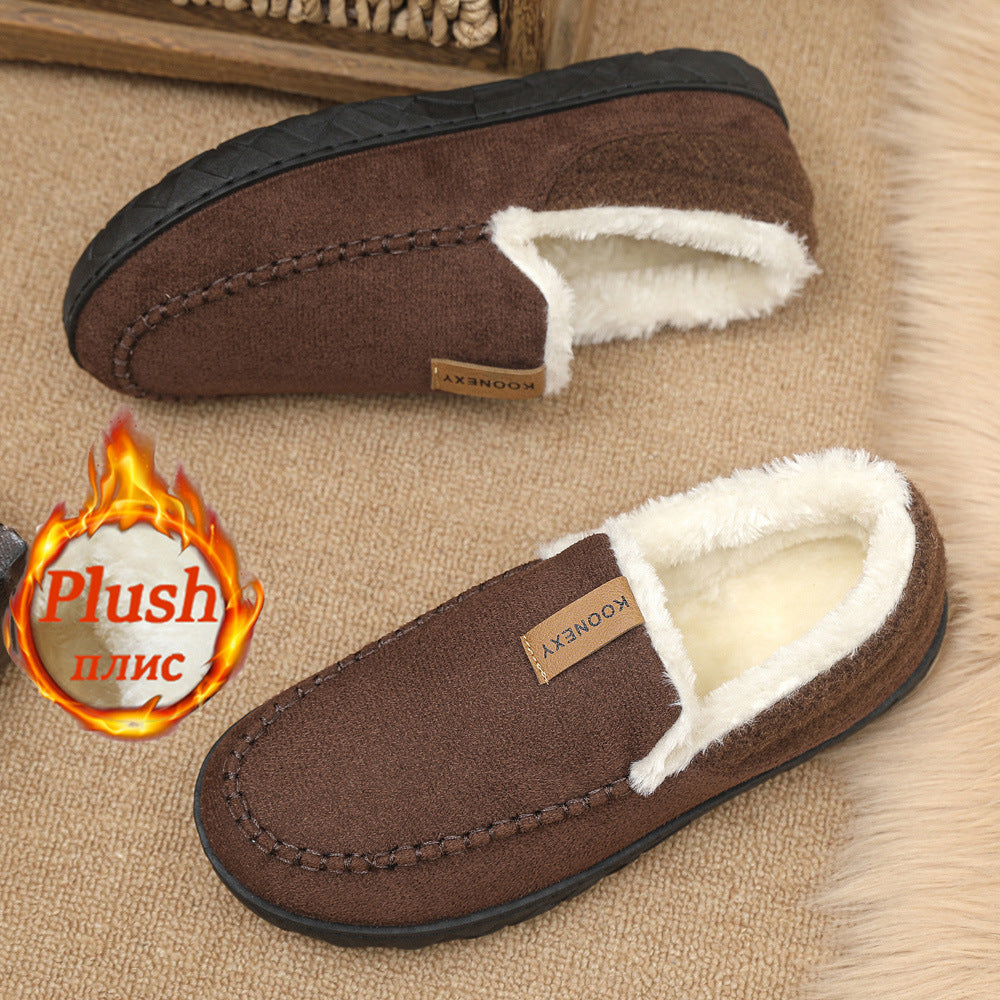 Chaussures de coton pour hommes pour les voyages en plein air