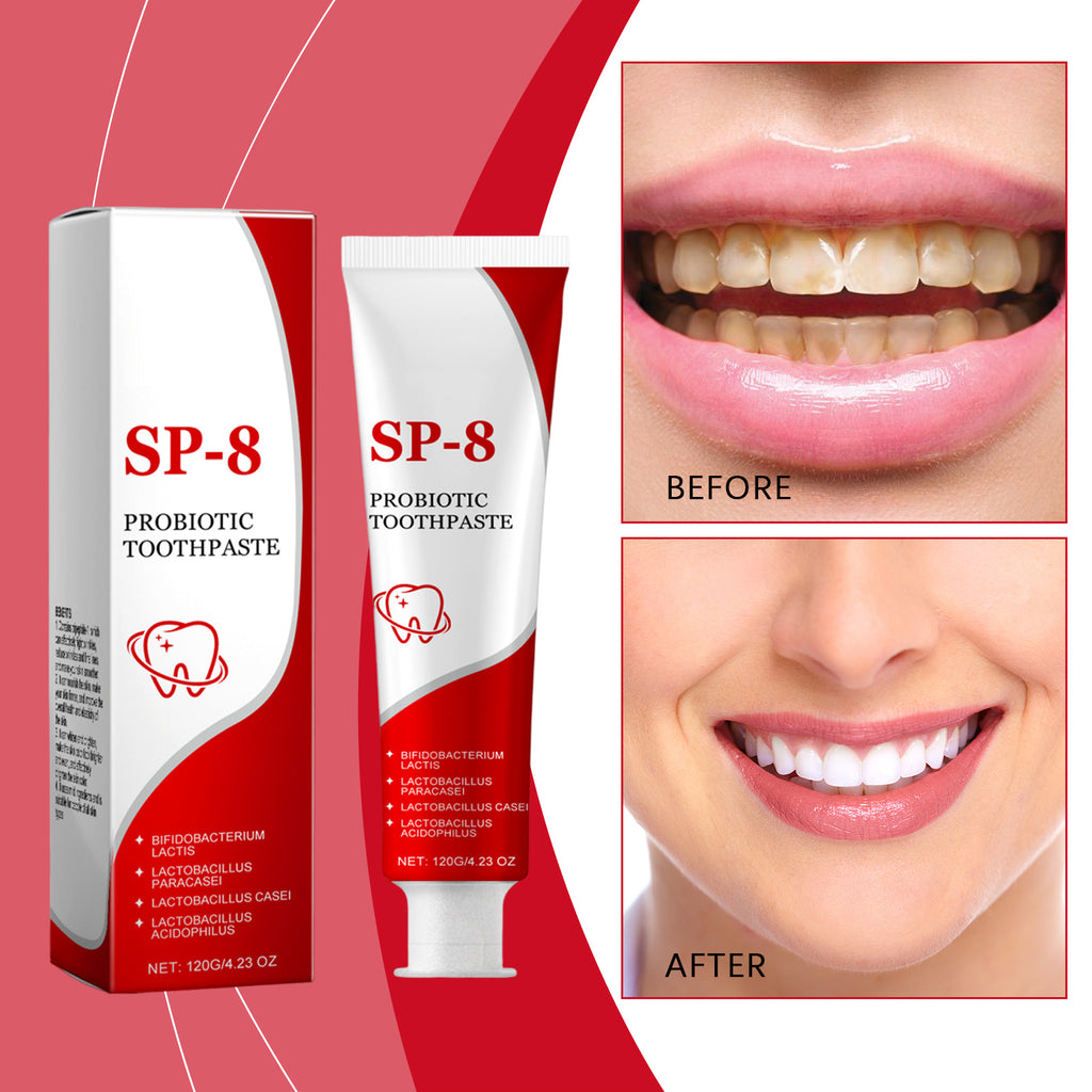 Blanchiment probiotique et dentifrice amovible 120g