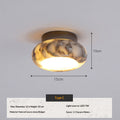 Minimaliste Lumière de plafond en marbre léger et luxueux
