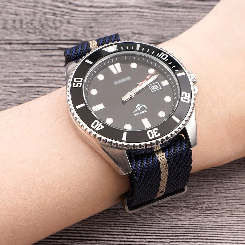 Bracelet de montre en toile de nylon