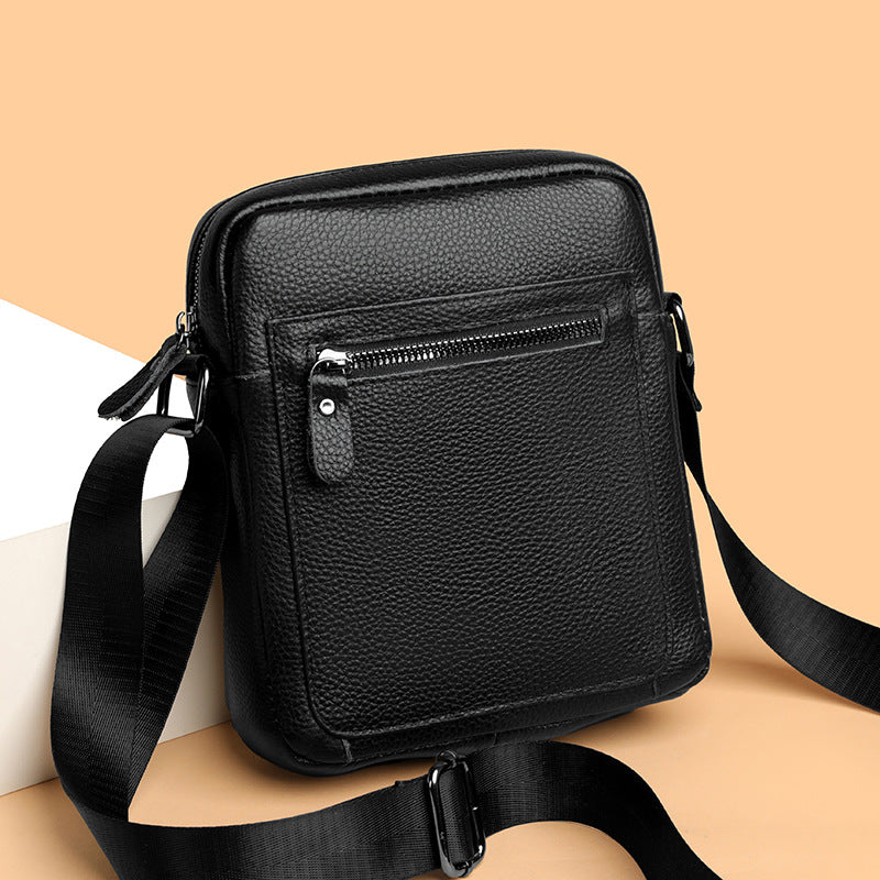Sac de messager en cuir tout-match Casual