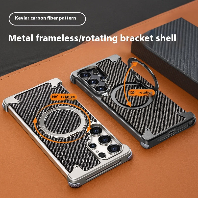 Personnalité de mode résistant aux éclaboussures Carbon Fiber Phone Shell