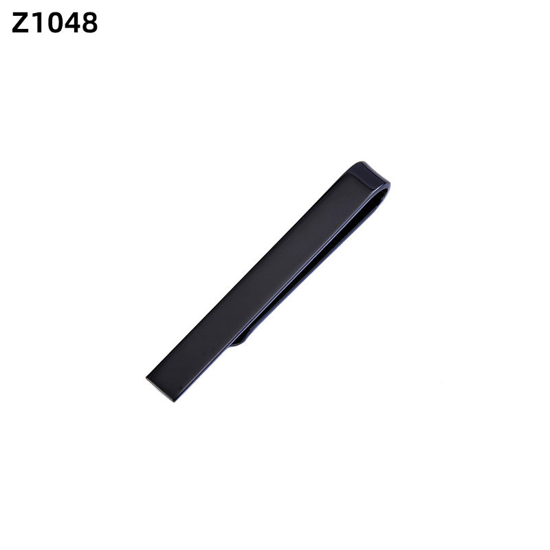 Clip en argent doré simple pour homme