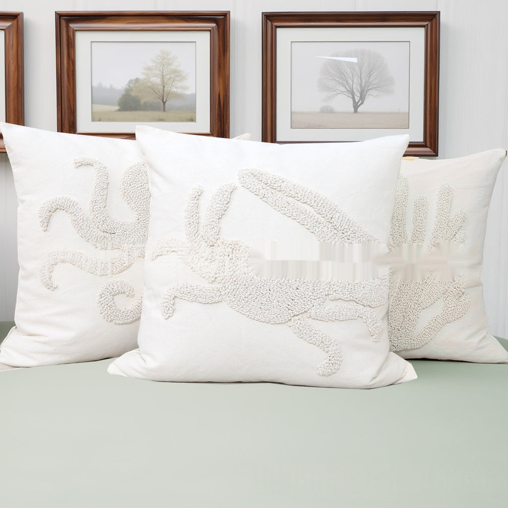 Style nautique Brodé Tufted Maison Salon Lit côté oreiller