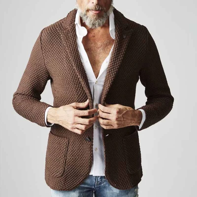 European And American Exclusive Independent Station Autumn And Winter Lapel Suit Casual Kn