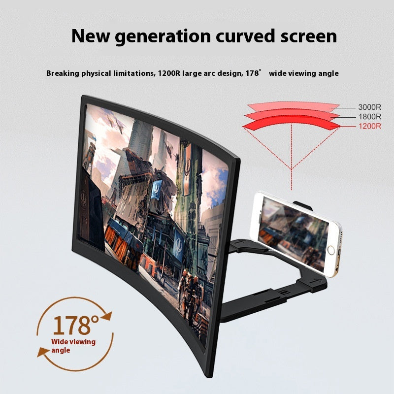 Amplificateur en plastique d'écran de téléphone portable TV