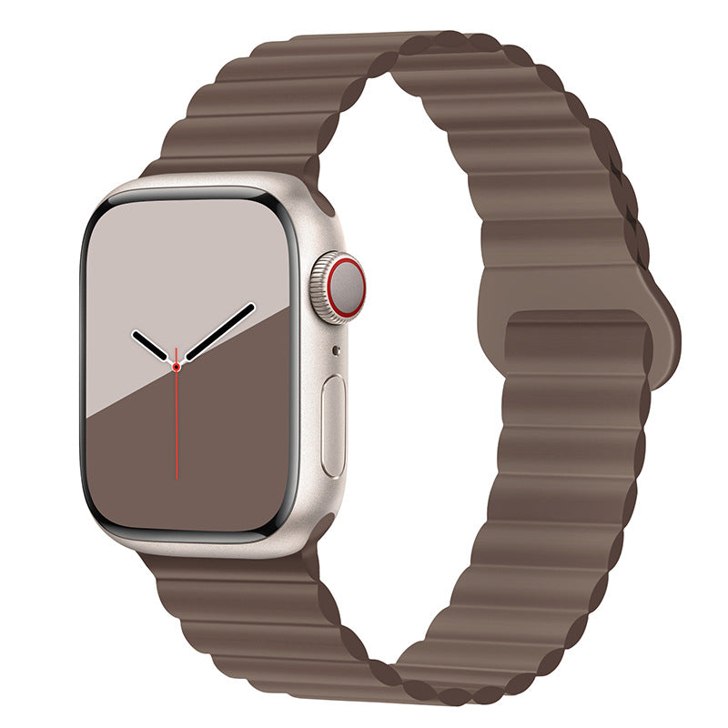 Bracelet de montre magnétique en silicone bande