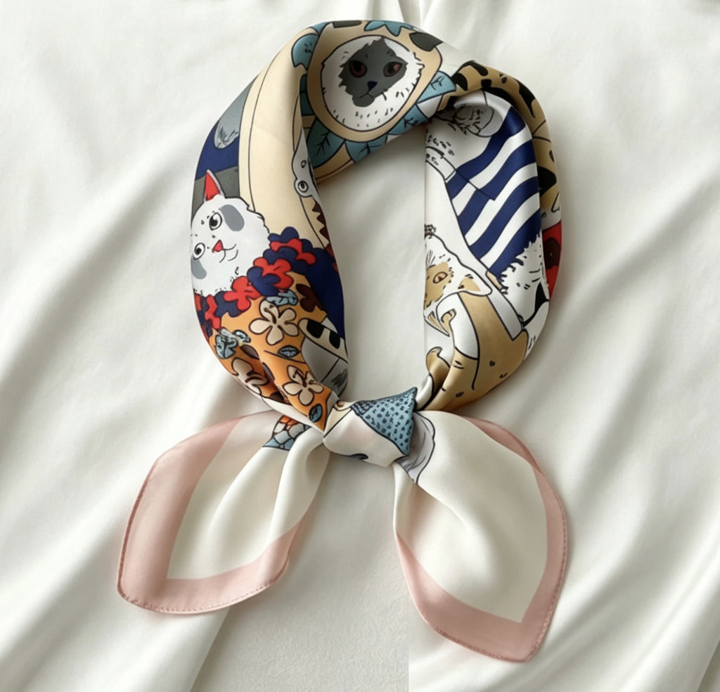 Accessoires de bande de cheveux en écharpe de cou polyvalent haut de gamme