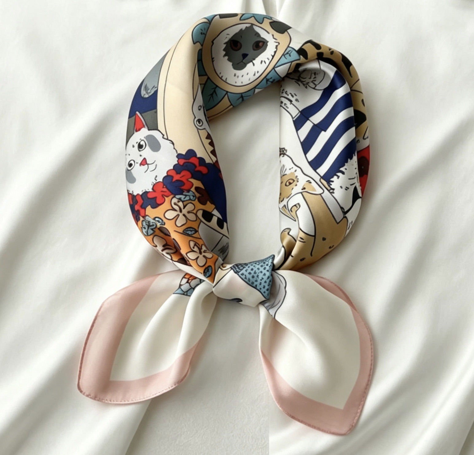 Accessoires de bande de cheveux en écharpe de cou polyvalent haut de gamme