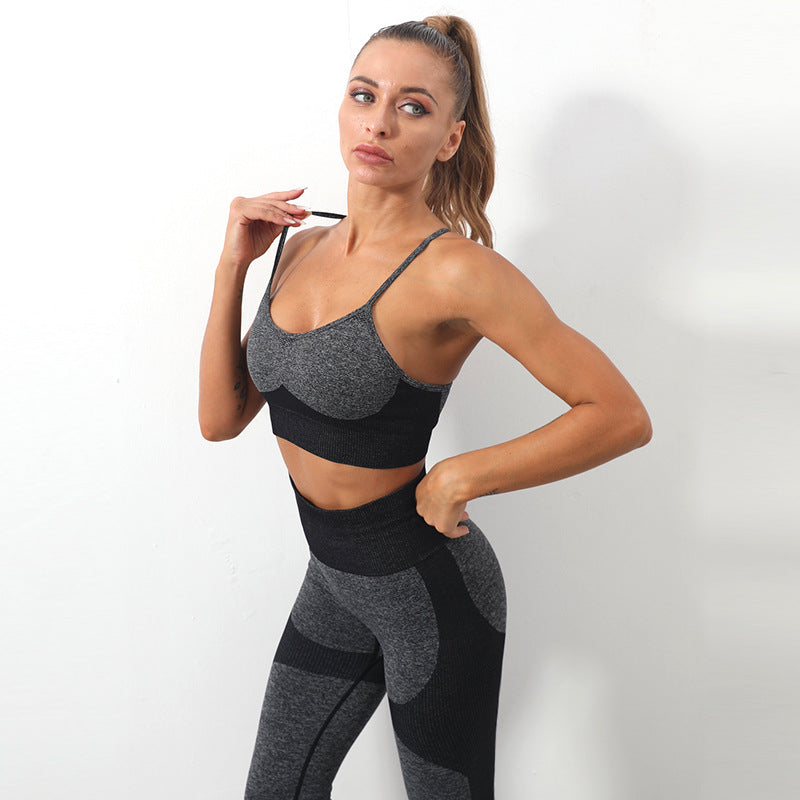 Vêtements de sport sans couture pour femmes Soutien-gorge Yoga