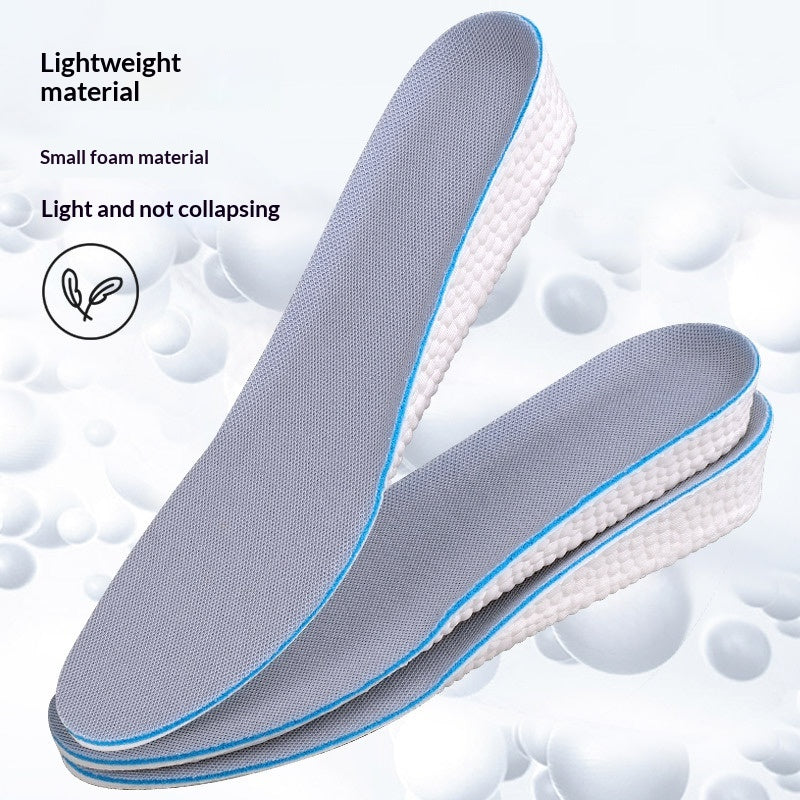 Hauteur Augmenter les semelles intérieures pour les hommes Coussin complet avec la base dure Pas d'effondrement