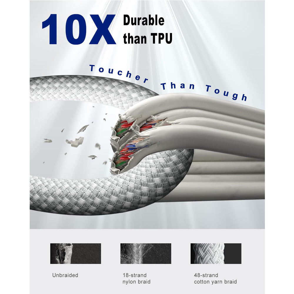 150cm 180cm câble de charge USB Un Pple MFi certifié