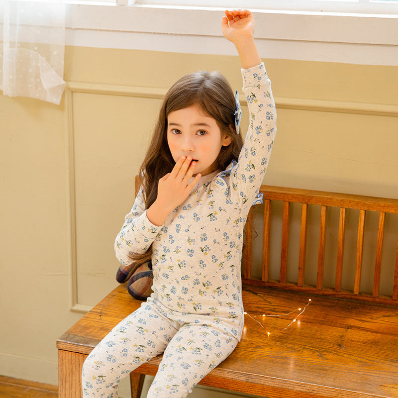 Ensemble de pyjamas à la maison pour bébé fille