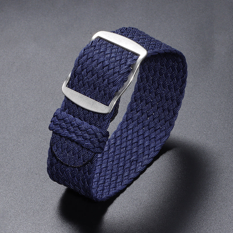 Bracelet de montre en nylon tissé pièces sur toile bracelet de montre