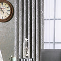 Solid Color Simple Moderne Lumière Luxury Living Room Chenille Blackout Rideaux