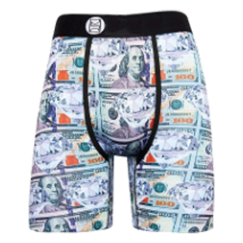 Caricature imprimé garçons Boxers hommes sports sous-vêtements
