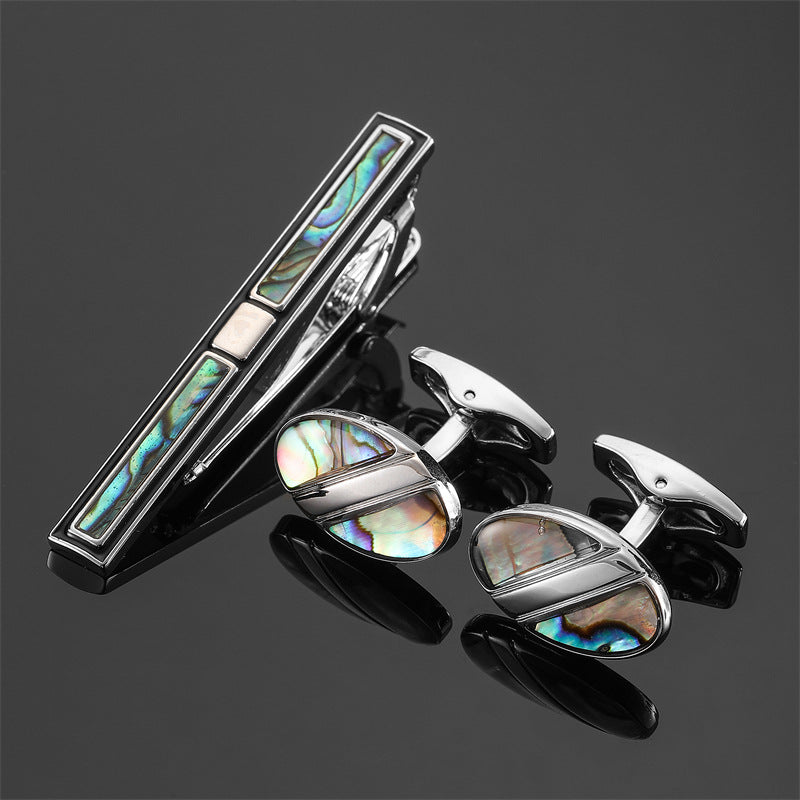 Or et argent noir cristal Rose motif émanel lot fleur Clip Clip Cuff Buckle Set