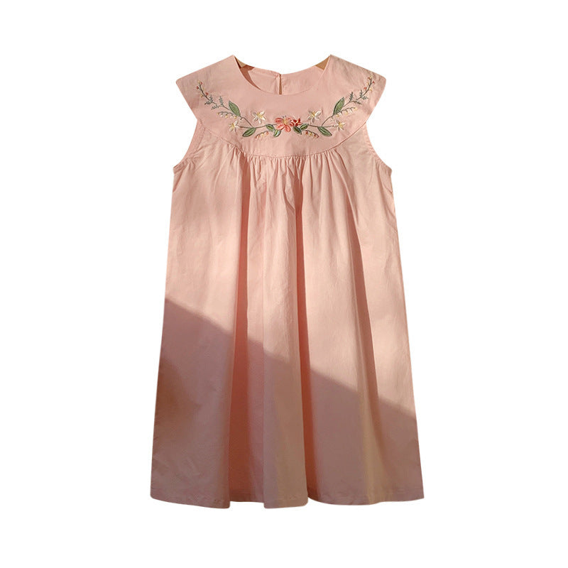 Robe sans manches à la française pour filles