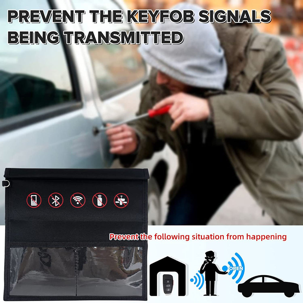 Téléphone portable Signal anti-radiation Sac de blindage Protecteur de clé de voiture
