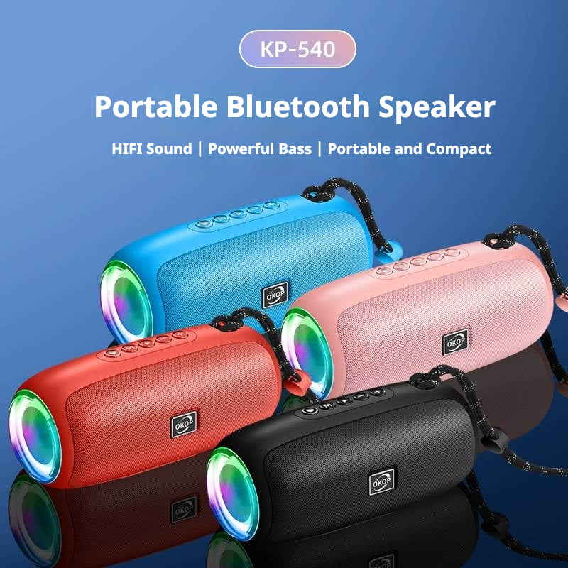 KP-540 Haut-parleur Bluetooth portable de qualité supérieure en extérieur Sports-Ready Waterproof with Carry