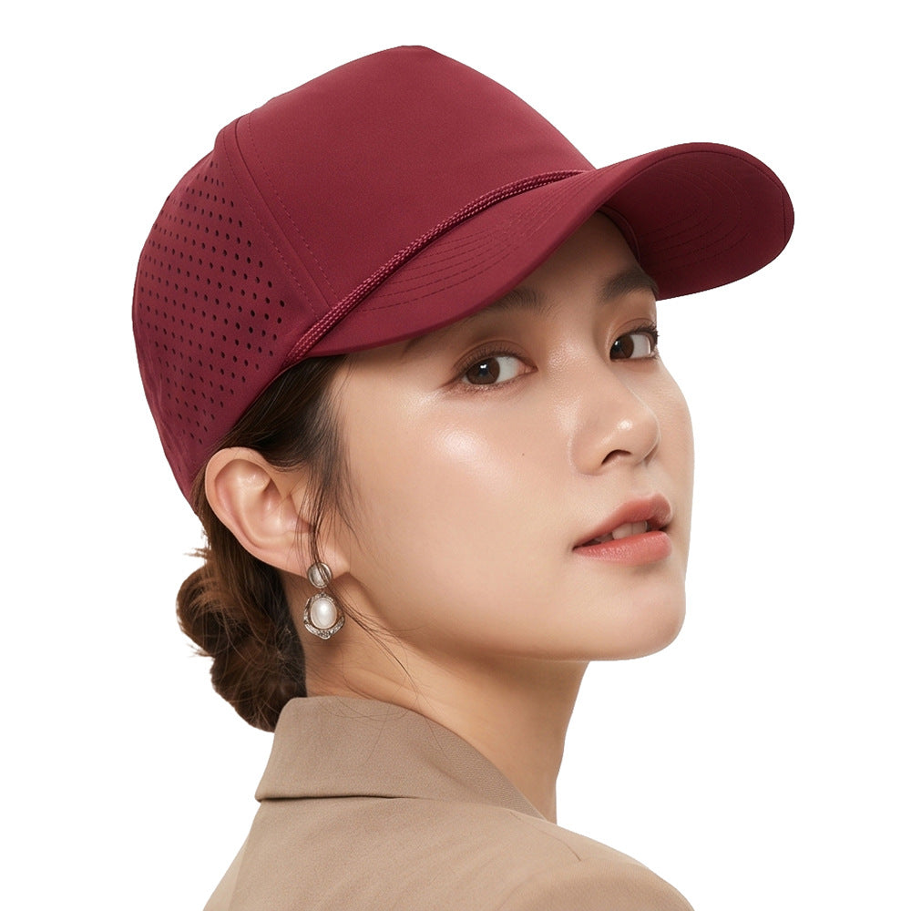 Casquette de baseball d'été perforée et respirante pour femmes