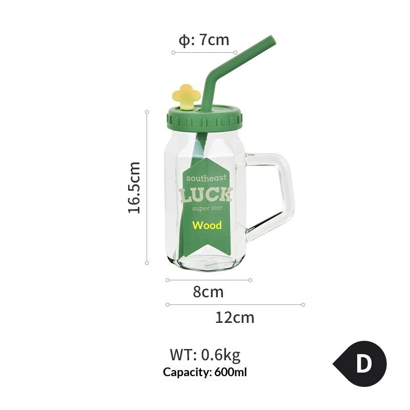 Bouteille d'eau en verre de haute apparence Grande capacité pour le bureau