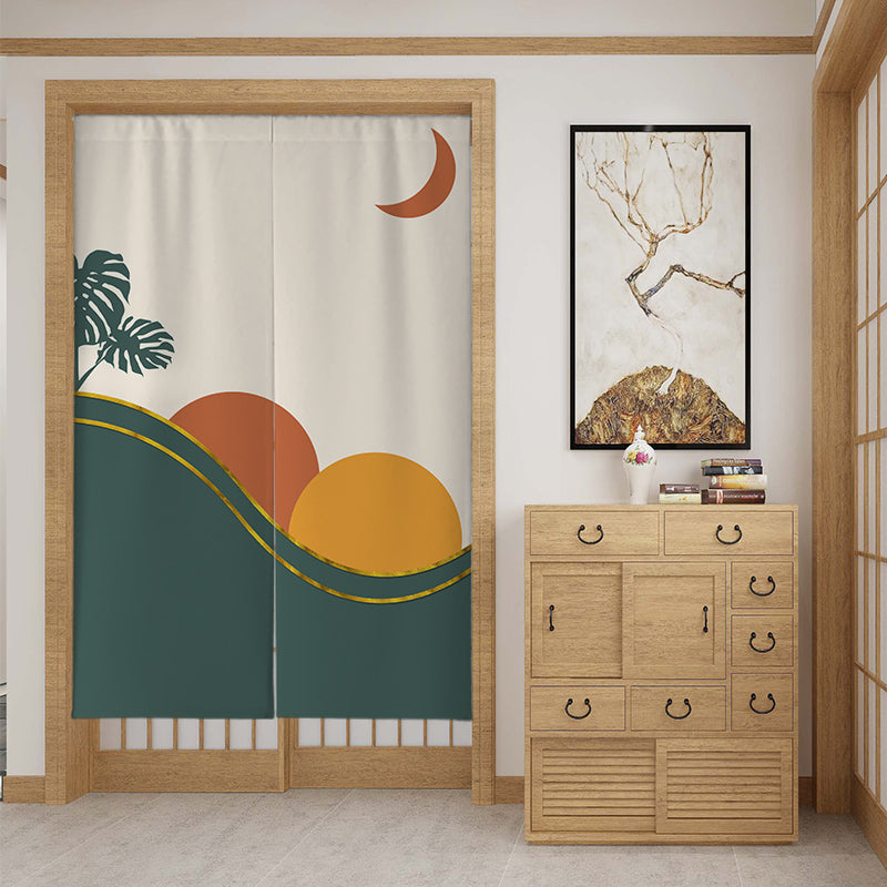 Rideaux de porte en tissu personnalisé