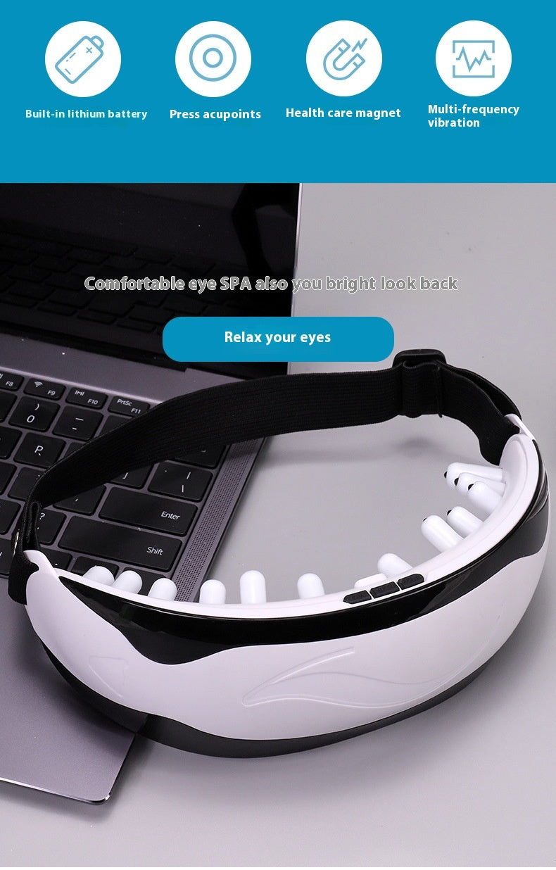 Massage électrique des yeux Vibration Cérémonie de massage magnétique des yeux
