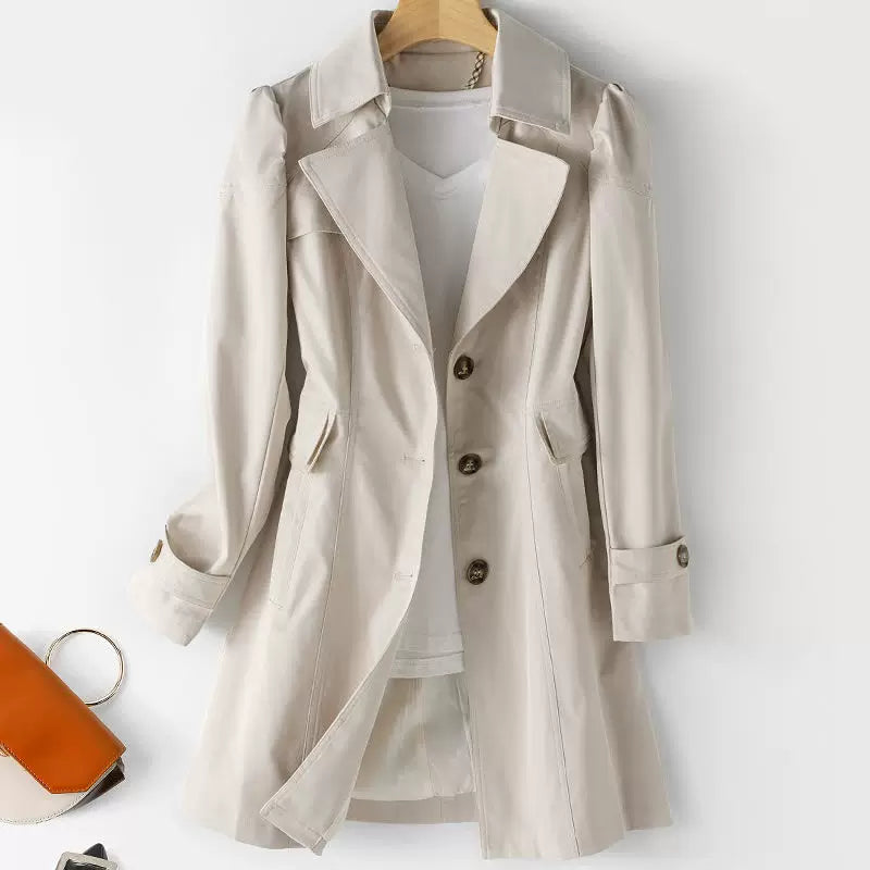 Veste européenne et américaine Slim Fit Mid Longueur brise-vent