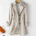 Veste européenne et américaine Slim Fit Mid Longueur brise-vent