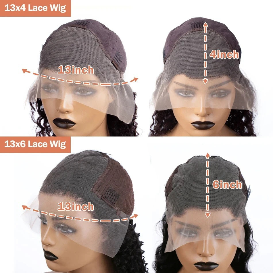 Perruque polyvalente pour cheveux humains et bandeau