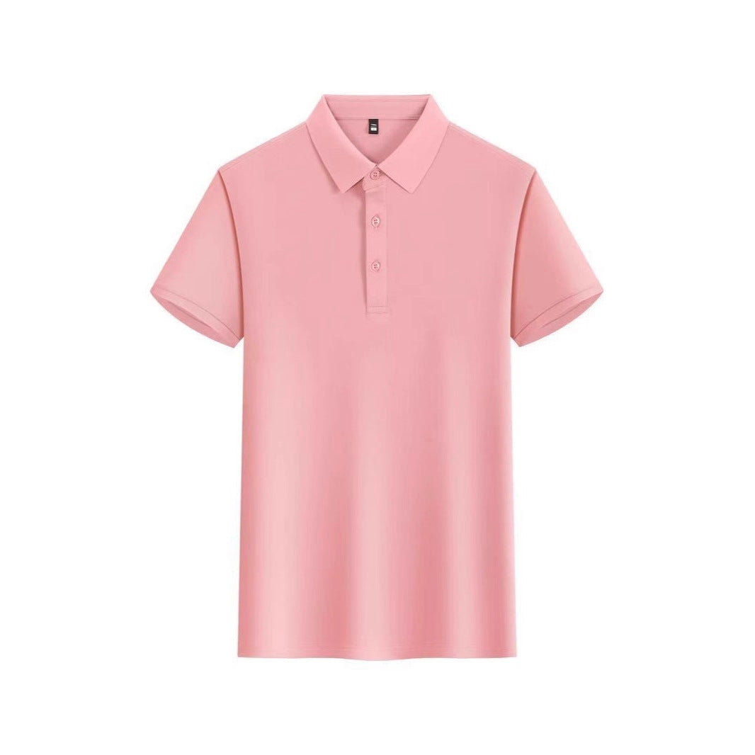 Faites des uniformes d'entreprise à manches courtes avec un collier tournant