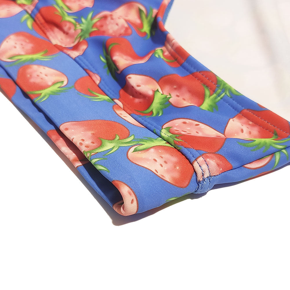 Slips de fraise sexy et ludique pour hommes