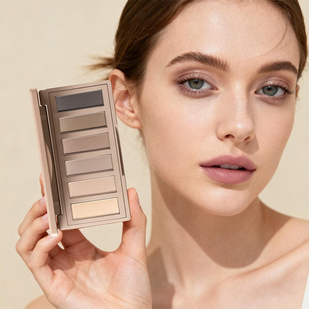 Palette à paupières à six couleurs Mini Matte Taupe