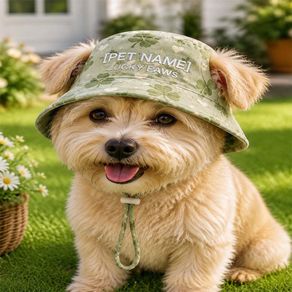 Chapeau pour animaux de compagnie en polyester matelassé