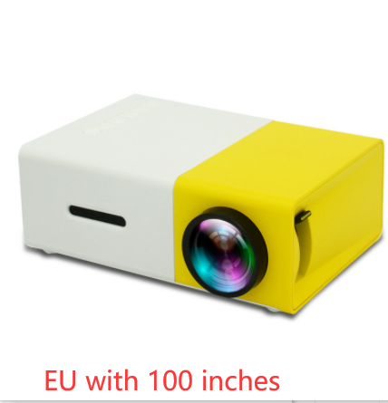 Projecteur portable 3D Hd Led Home Théâtre Cinéma HDMI compatible avec Usb Audio Projecteur Yg300