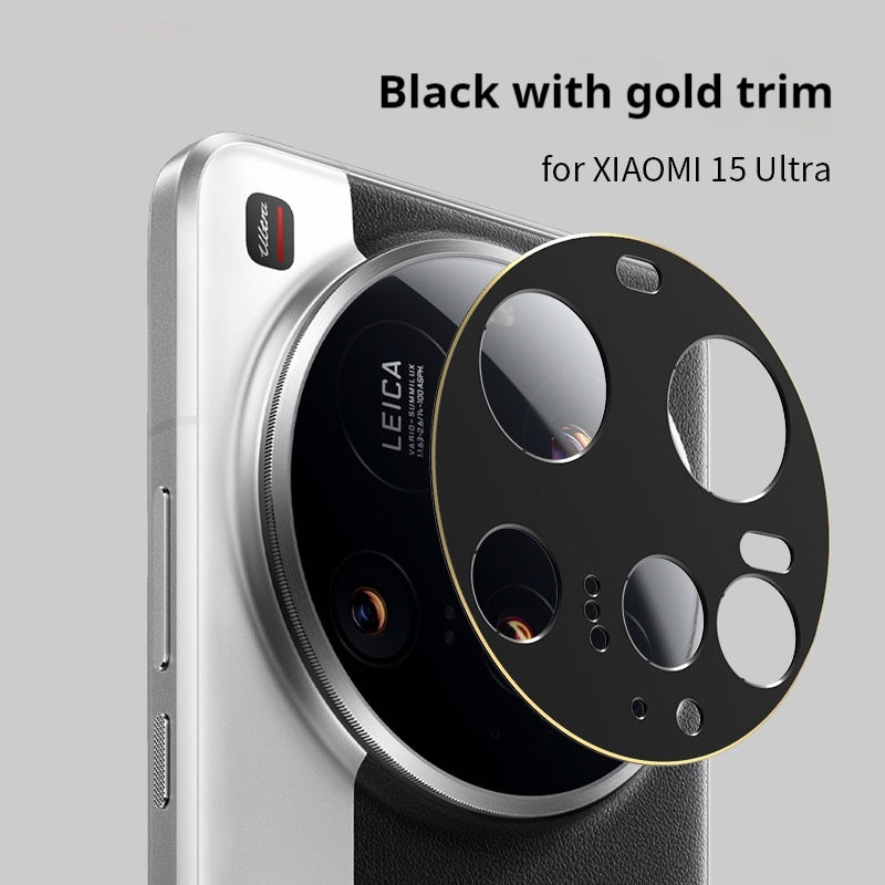 Suitable for Xiaomi 15 Ultra Two-Color Lens Protector Mirror Frosted Drop-Resistant