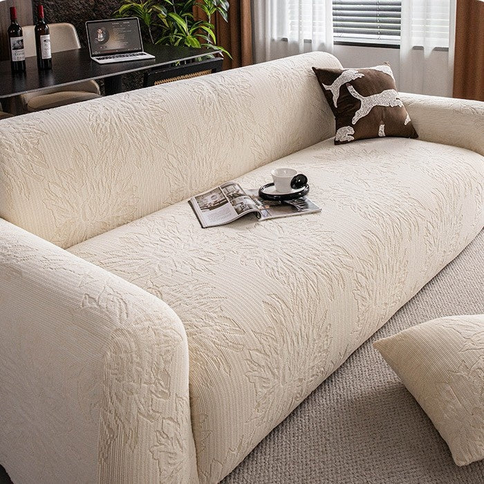Accueil Loisirs Retro Jacquard Velvet Canapé Couverture