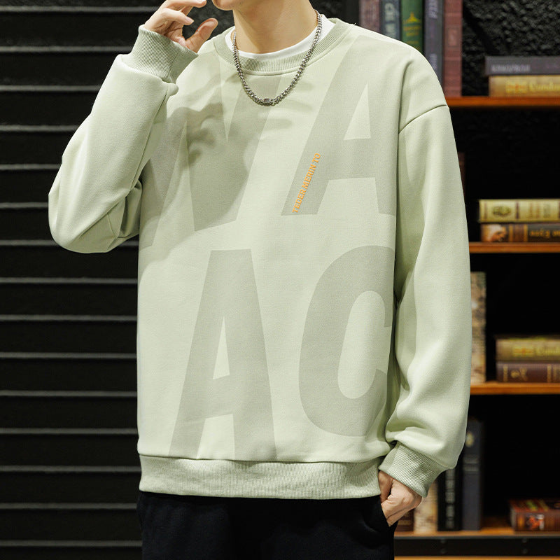 Style américain Vintage Hommes Raglan manches longues Top