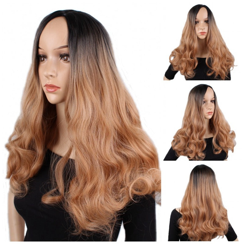 Perruque à cheveux bouclés de mode