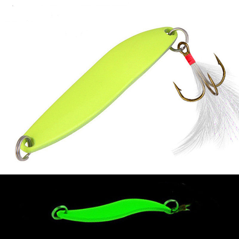 Sequin long S rotative Lech Lumineux Perche d'eau douce Fausse queue