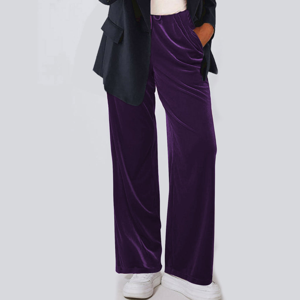 Straight-leg corduroy trousers for autumn