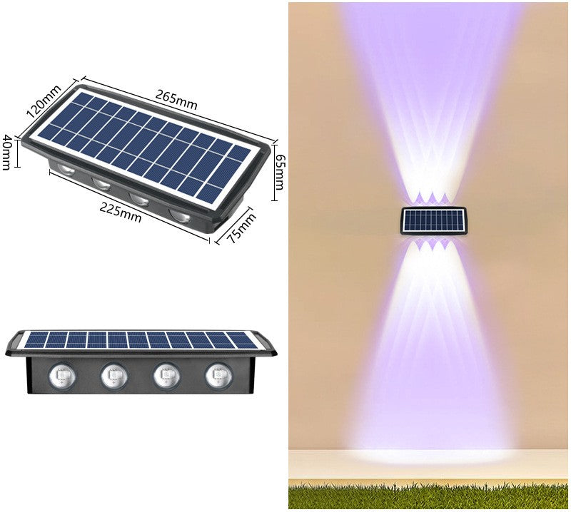 Éclairage solaire extérieur Étanchement