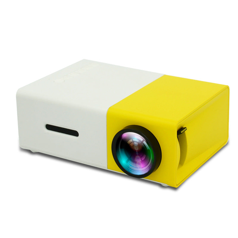 Projecteur portable 3D Hd Led Home Théâtre Cinéma HDMI compatible avec Usb Audio Projecteur Yg300
