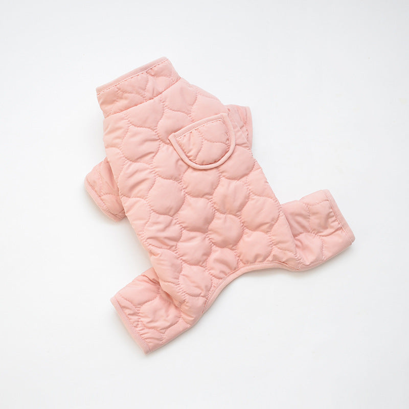 Vêtements pour animaux de compagnie Vêtements d'hiver Vêtements pour chiens chauds à quatre pattes en coton