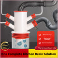 Drain désodorisant 5-en-un-ABS+ caoutchouc doux-1 pièce