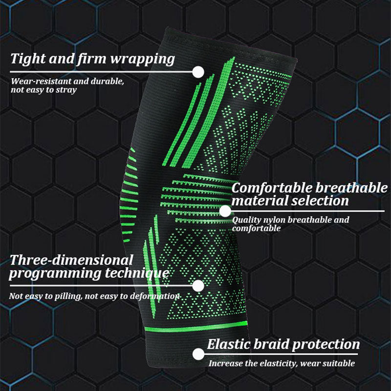 Sports Elbow Guard Compresse élastique à quatre faces en nylon respirant