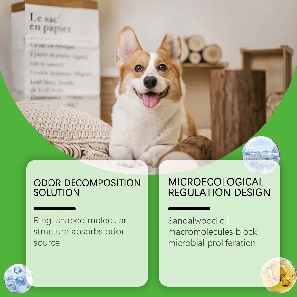 Vaporisateur désodorisant Yegbong Pet