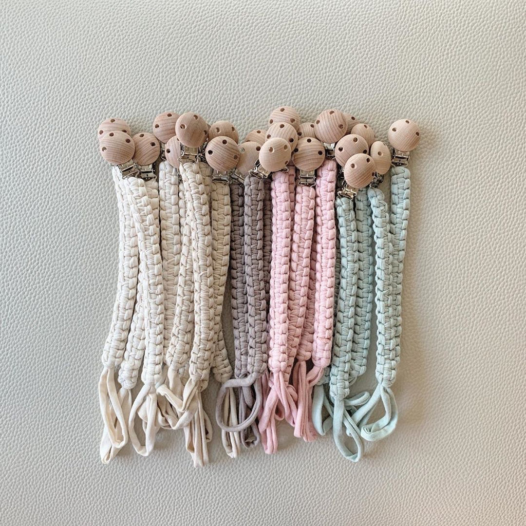 Accessoires d'encolure fabriqués à la main Pacifier Clip Anti-goutte Longueur de fourche