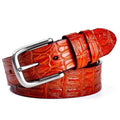 Modèle crocodile en cuir véritable homme Vintage épingle ceinture